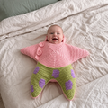 Örgü Yıldız Bebek Uyku Tulumu & Kundak