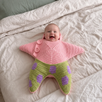 Örgü Yıldız Bebek Uyku Tulumu & Kundak